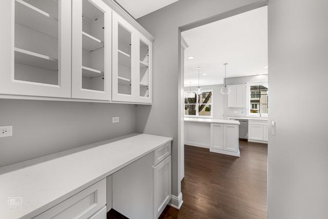 1122 W Wilson St, Palatine, IL 60067 - bar with dark wood-style floors, dishwasher, decorative light fixtures, and recessed lighting