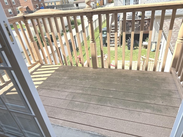 1136 Park Pl, Bellwood, IL 60104 - view of wooden terrace