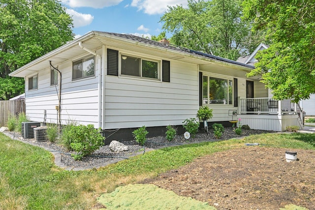 412 E S St, Peotone, IL 60468 - view of home's exterior with a central AC unit