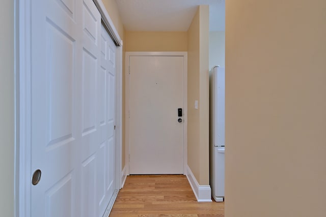 1813 Hemlock Pl Unit 306, Schaumburg, IL 60173 - hall featuring light wood-style flooring and baseboards