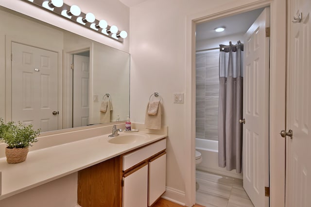 1813 Hemlock Pl Unit 306, Schaumburg, IL 60173 - bathroom featuring vanity and shower / tub combo with curtain