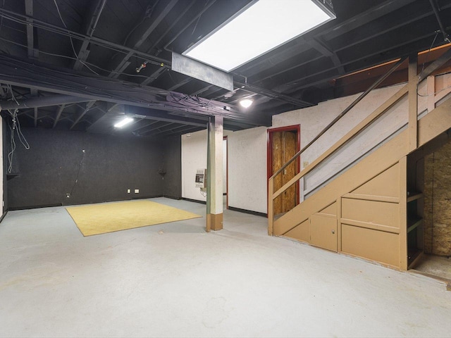 512 S Elida St, Winnebago, IL 61088 - view of basement