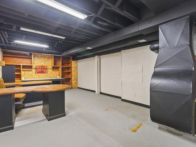 512 S Elida St, Winnebago, IL 61088 - basement featuring heating unit