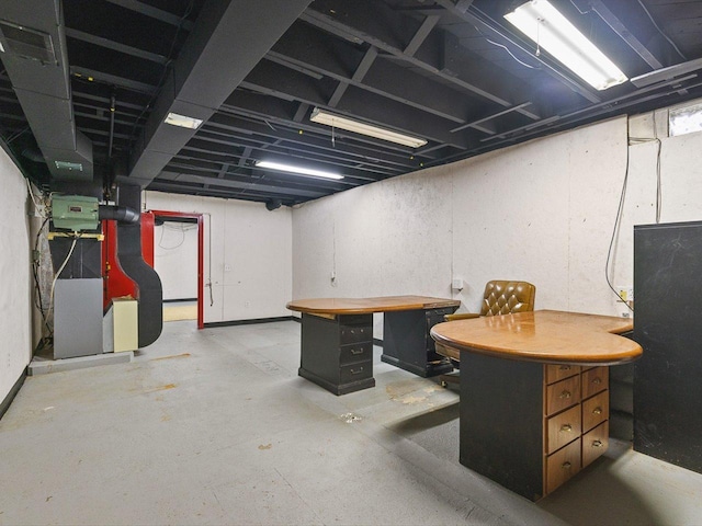 512 S Elida St, Winnebago, IL 61088 - basement with heating unit