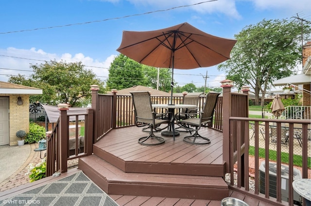 10245 Mcnerney Dr, Franklin Park, IL 60131 - deck with outdoor dining space