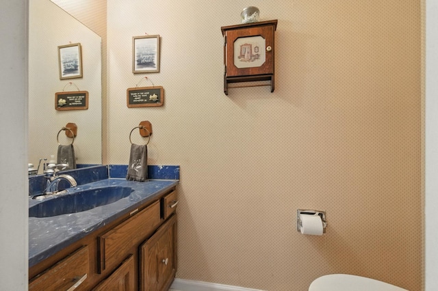 1021 Mobile Cir, Elk Grove Village, IL 60007 - bathroom with vanity and toilet