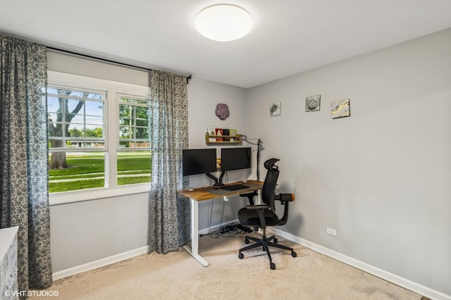 1111 Pleasant Run Dr Unit 905, Wheeling, IL 60090 - carpeted office with baseboards