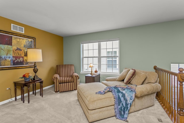 1780 Briarheath Dr, Aurora, IL 60505 - sitting room featuring carpet flooring and baseboards