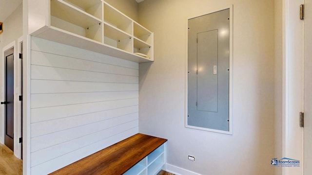 300 N Lockwood Ave, Chicago, IL 60644 - mudroom featuring electric panel and baseboards