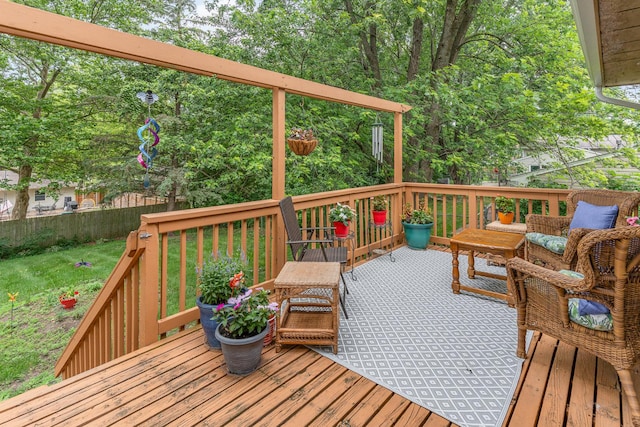 615 S 12th Ave, Saint Charles, IL 60174 - deck with a lawn