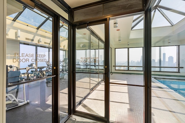 360 E Randolph St Unit 503, Chicago, IL 60601 - view of unfurnished sunroom