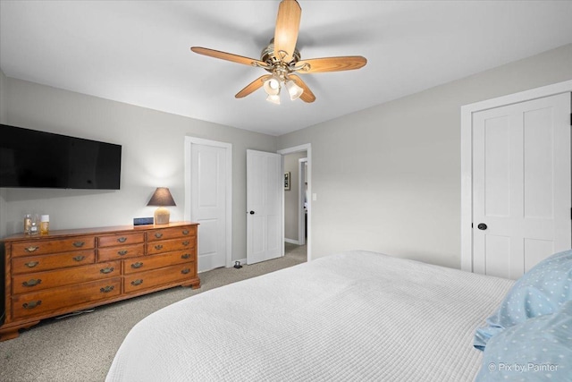 2519 Penn Blvd, Lindenhurst, IL 60046 - bedroom featuring carpet flooring and ceiling fan