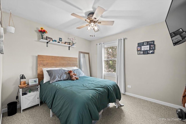 2519 Penn Blvd, Lindenhurst, IL 60046 - bedroom with light colored carpet and a ceiling fan