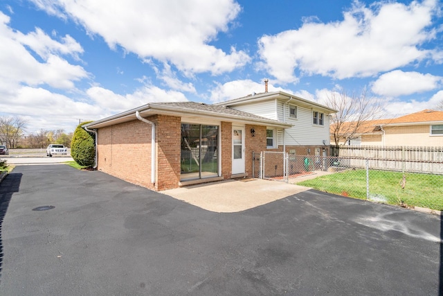 16961 Parkside Ave, South Holland, IL 60473 - rear view of property featuring brick siding