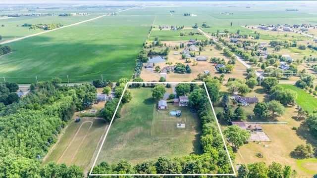9822 W Pauling Rd, Monee, IL 60449 - view of rural area featuring property boundaries highlighted