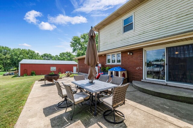 9822 W Pauling Rd, Monee, IL 60449 - view of patio