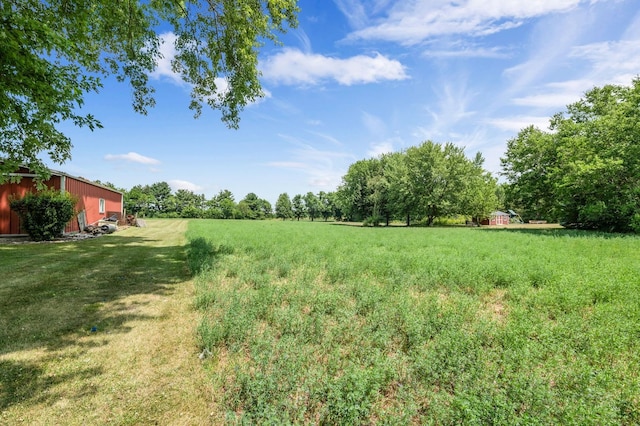 9822 W Pauling Rd, Monee, IL 60449 - view of green lawn with a view of rural / pastoral area and an outbuilding