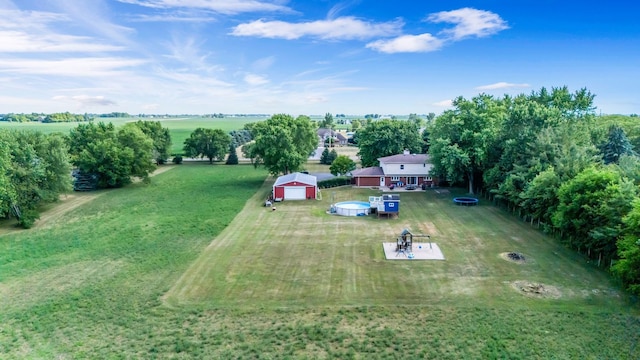 9822 W Pauling Rd, Monee, IL 60449 - aerial view of sparsely populated area