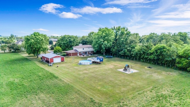 9822 W Pauling Rd, Monee, IL 60449 - view of grassy yard with an outbuilding