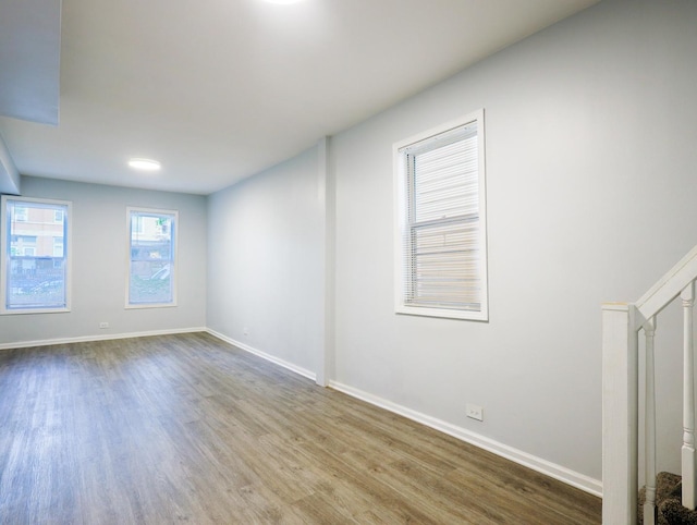 1406 N Artesian Ave, Chicago, IL 60622 - spare room featuring wood finished floors