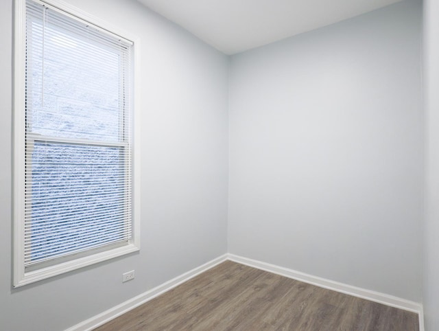 1406 N Artesian Ave, Chicago, IL 60622 - empty room with wood finished floors and baseboards