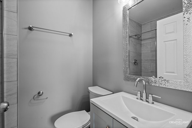 829 Liberty St, Aurora, IL 60505 - full bathroom with vanity and tiled shower