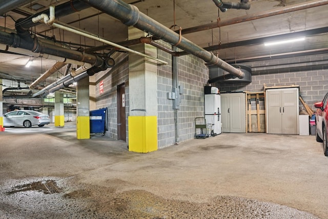 101 Bar Harbour Rd Unit 5N, Schaumburg, IL 60193 - parking deck featuring concrete block wall