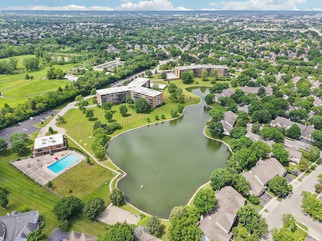 101 Bar Harbour Rd Unit 5N, Schaumburg, IL 60193 - aerial view of a large body of water