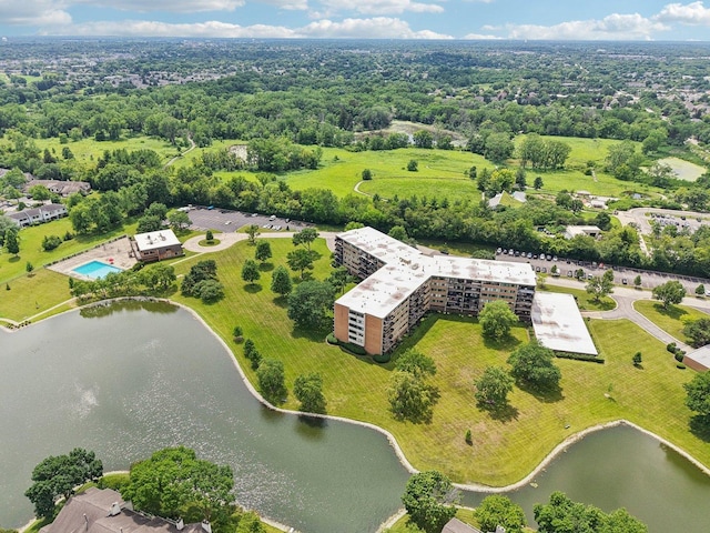 101 Bar Harbour Rd Unit 5N, Schaumburg, IL 60193 - drone / aerial view of a nearby body of water