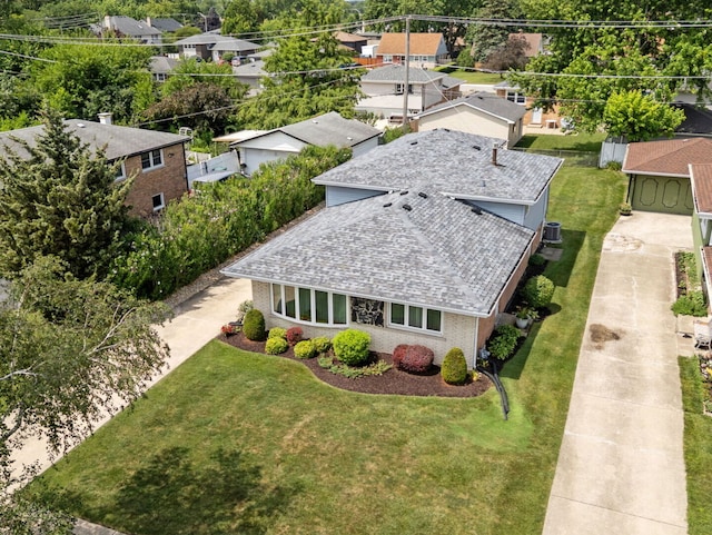 8424 Moody Ave, Burbank, IL 60459 - aerial perspective of suburban area
