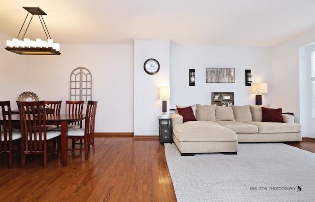 78 Thomas Ct, Grayslake, IL 60030 - living room with wood finished floors