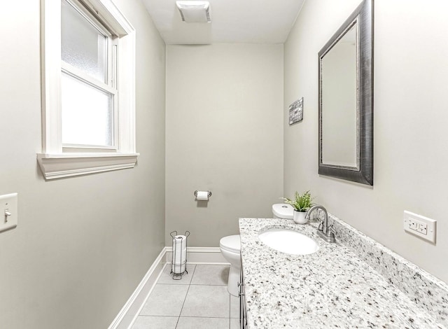 3139 Ridgeland Ave, Berwyn, IL 60402 - bathroom with tile patterned floors and vanity