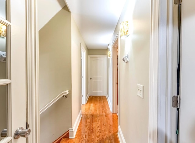 3139 Ridgeland Ave, Berwyn, IL 60402 - hallway with light wood-style flooring and an upstairs landing