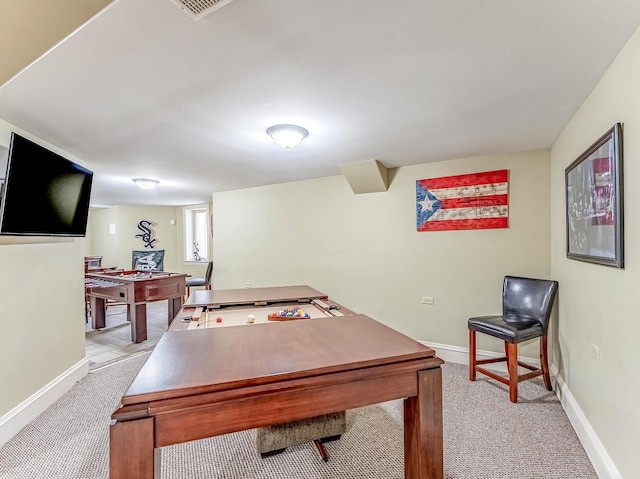 3139 Ridgeland Ave, Berwyn, IL 60402 - recreation room featuring light carpet and baseboards