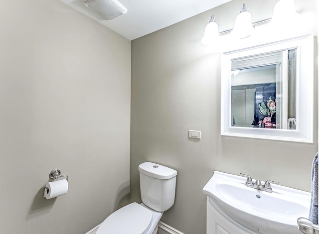 3139 Ridgeland Ave, Berwyn, IL 60402 - bathroom featuring toilet and vanity