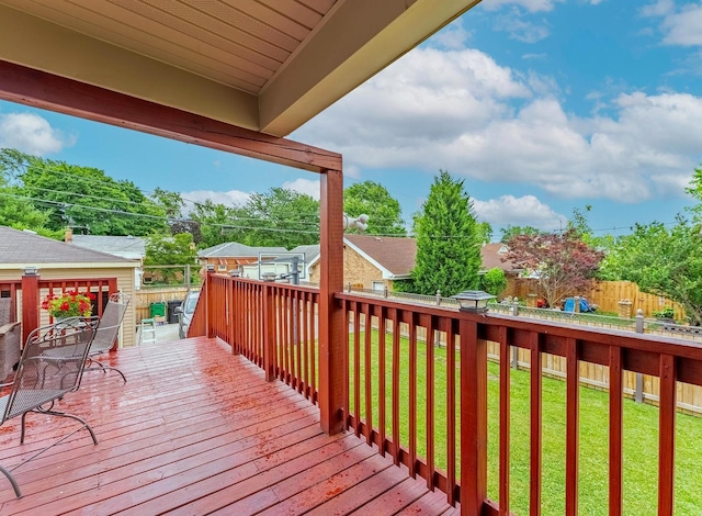 3139 Ridgeland Ave, Berwyn, IL 60402 - wooden deck featuring a fenced backyard