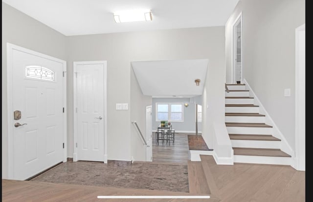 1933 Birch St, Des Plaines, IL 60018 - entryway with wood finished floors