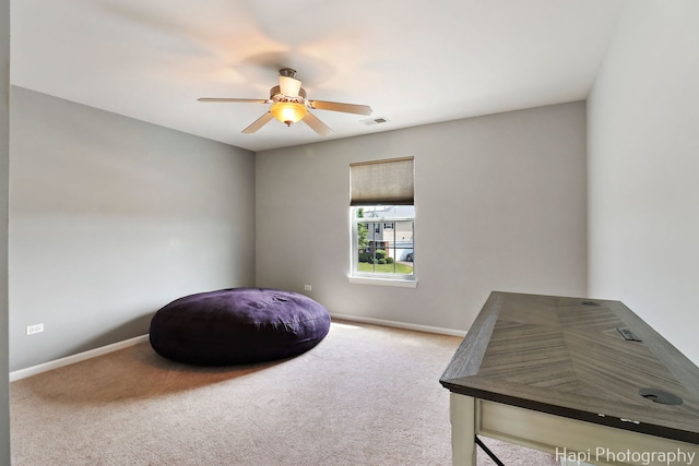 548 Legend Ln, Mchenry, IL 60050 - misc room featuring carpet floors and a ceiling fan