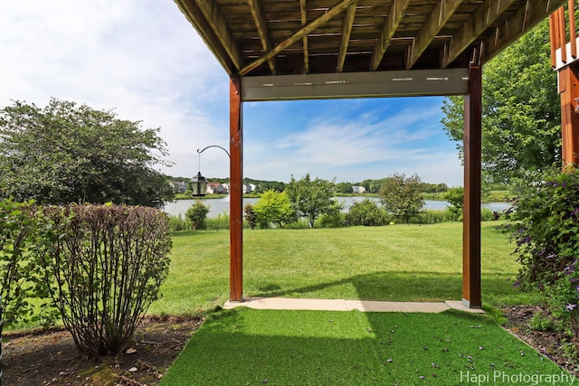 548 Legend Ln, Mchenry, IL 60050 - view of grassy yard with a water view