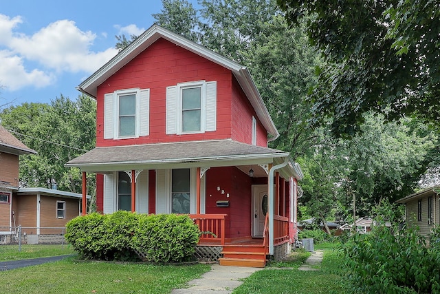 528 5th St, Aurora, IL 60505 - view of front of house with a porch and a shingled roof