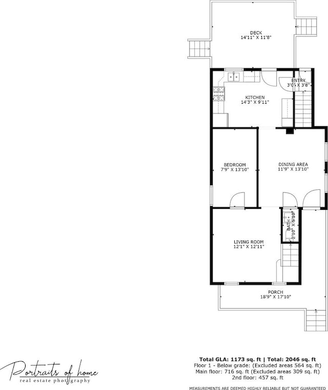 528 5th St, Aurora, IL 60505 - view of home floor plan
