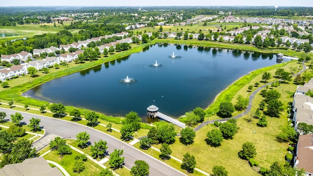 1521 Silverstone Dr Unit 3, Carpentersville, IL 60110 - aerial perspective of suburban area with a large body of water