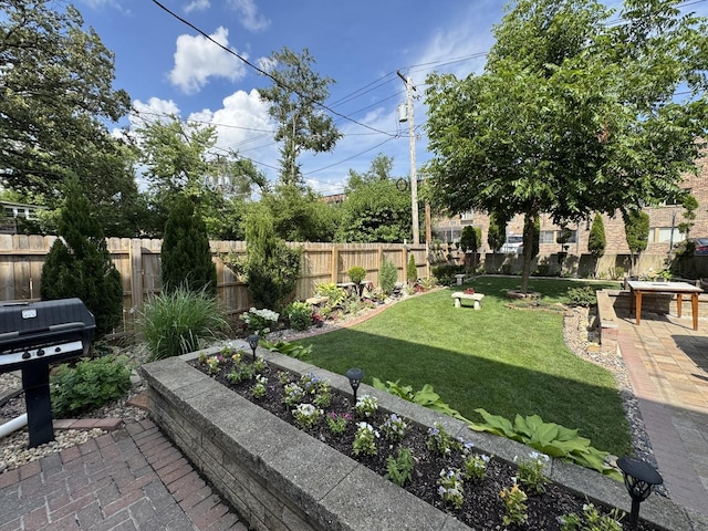 368 N Hickory St, Joliet, IL 60435 - fenced backyard featuring a patio