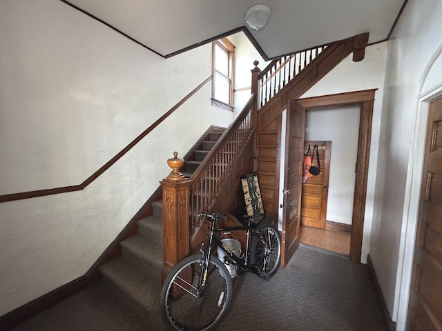 368 N Hickory St, Joliet, IL 60435 - stairs with baseboards