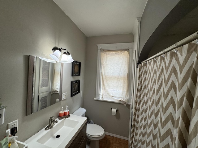 368 N Hickory St, Joliet, IL 60435 - bathroom featuring vanity and curtained shower