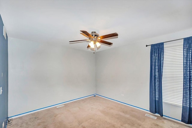 1112 Kim Ct, Joliet, IL 60431 - empty room featuring carpet flooring and a ceiling fan