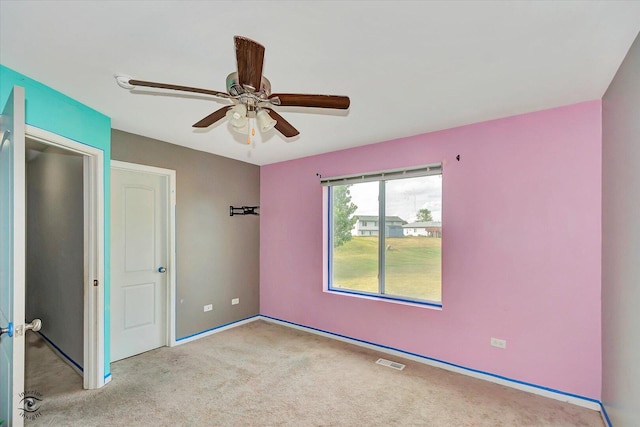 1112 Kim Ct, Joliet, IL 60431 - unfurnished bedroom featuring carpet floors and ceiling fan