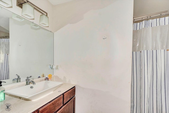 1112 Kim Ct, Joliet, IL 60431 - full bathroom with vanity and a shower with shower curtain