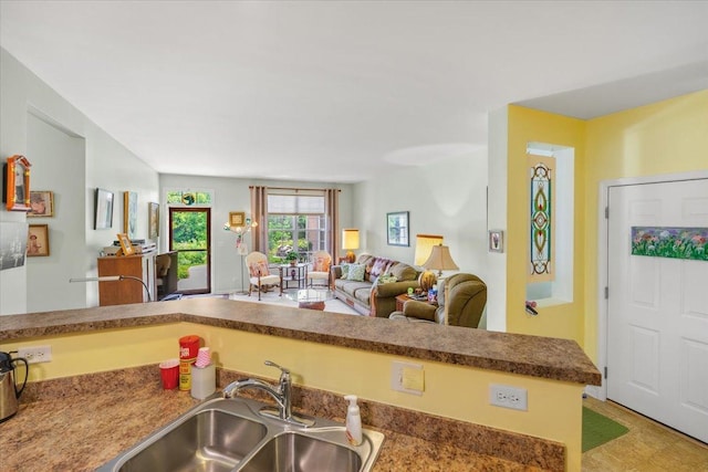 2201 Concord Dr Unit 2201, Mchenry, IL 60050 - kitchen featuring a sink and open floor plan