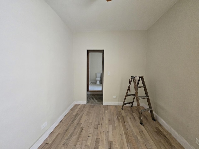 426 N Trumbull Ave, Chicago, IL 60624 - empty room featuring light wood finished floors and baseboards